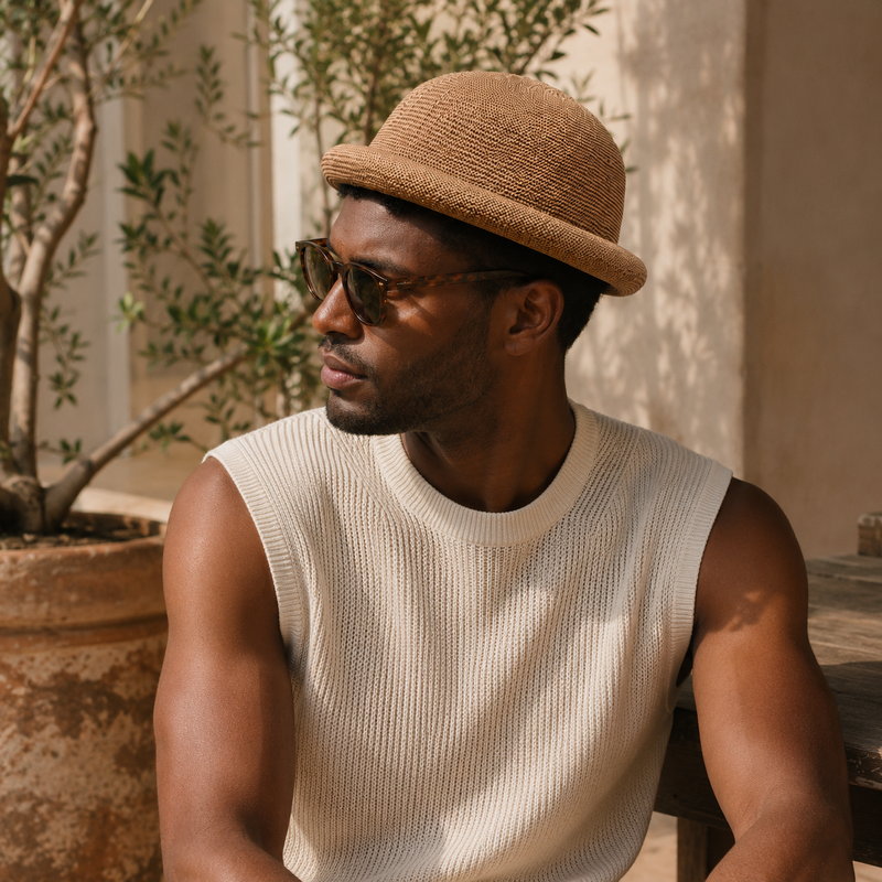 Sterling Florence Bowler™ Hat Cotton Rolled Brim
