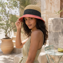 Sterling Natural Raffia™ Handmade Crochet Women's Foldable Bowler Hat