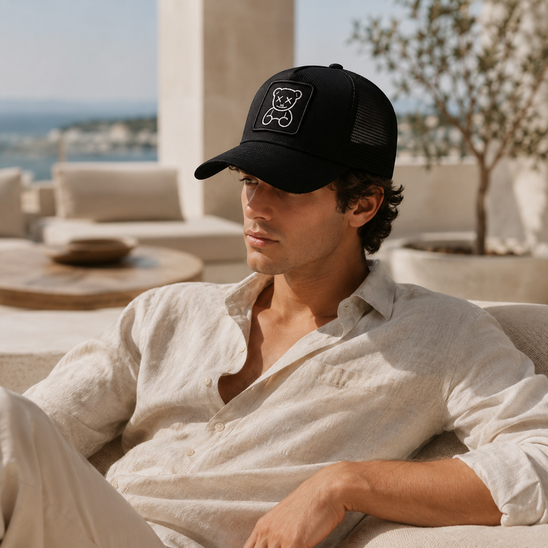 Sterling XX Ghosted Teddy™ Trucker Hat Mesh Snapback Patch