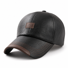 Sterling Leather Cap™ Classic Baseball Cap PU Finish Strap