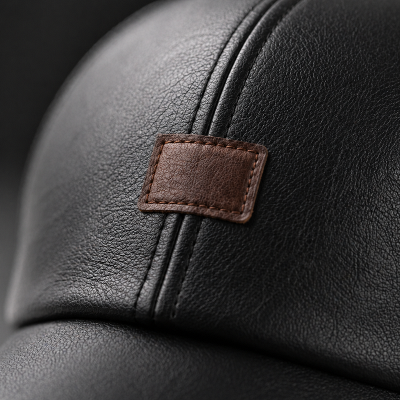 Sterling Leather Cap™ Classic Baseball Cap PU Finish Strap