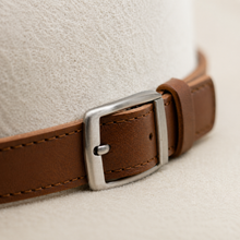 Sterling Classic Wide™ Brim Fedora Hat Elegant British Style Felt Band
