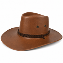 Sterling Simple Classic™ Leather Cowboy Hat Wide Brim Western