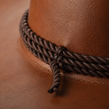 Sterling Simple Classic™ Leather Cowboy Hat Wide Brim Western