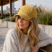 Sterling Simple Classic™ Cap Minimalist Style Baseball Hat Denim Brim