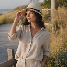 Sterling Summer Straw™  Sun Cap Curved Brim Adjustable Back