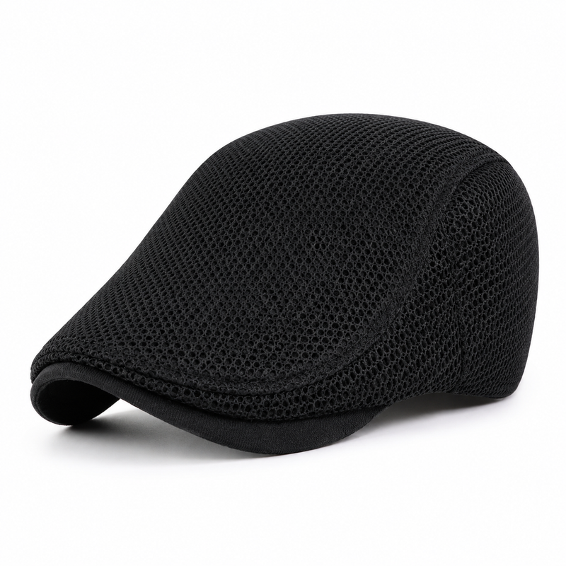 Sterling MeshCap™ Casual Flat Cap Mesh Crown Breathable Brim