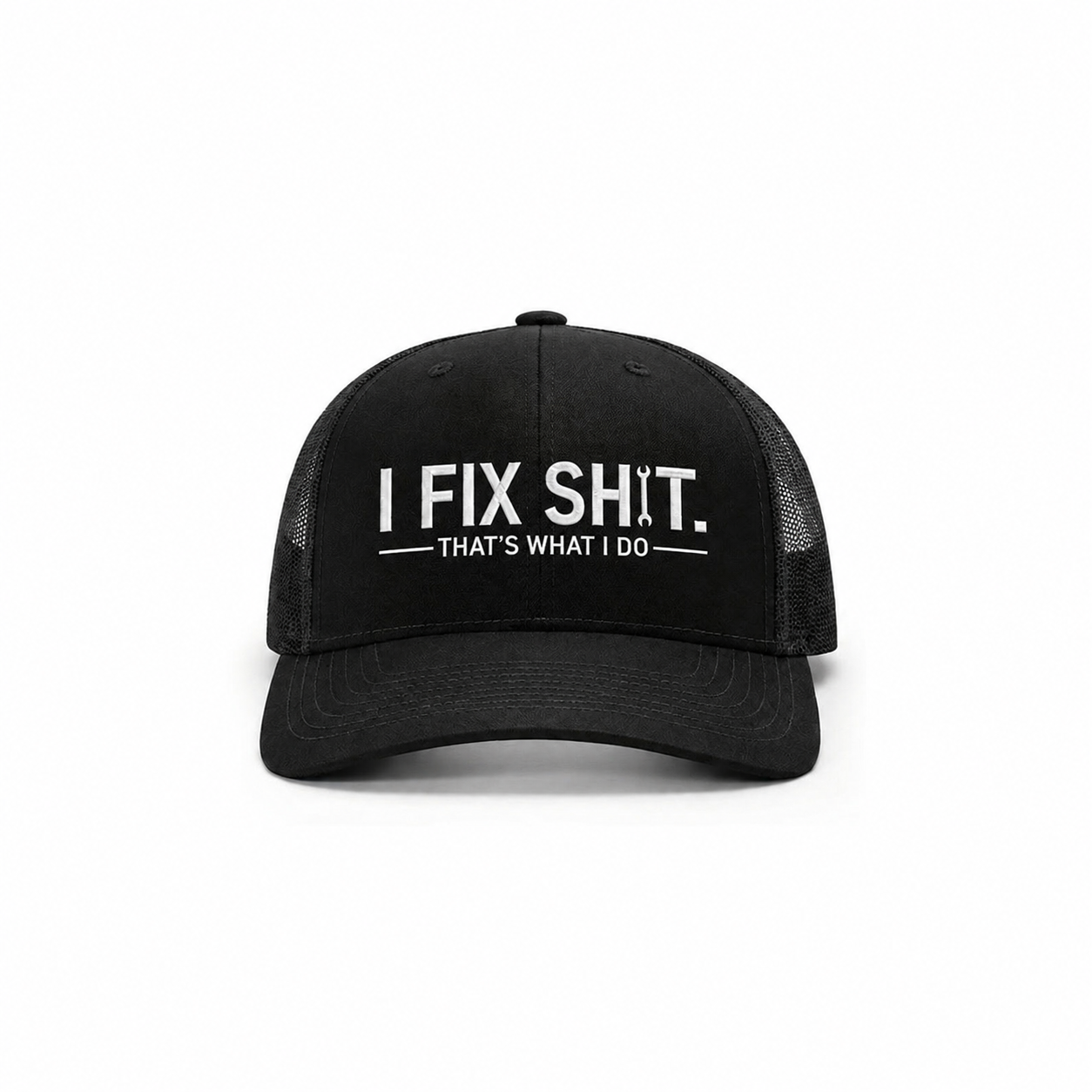 Sterling I Fix Shit™ Trucker Cap Mesh Snapback Patch