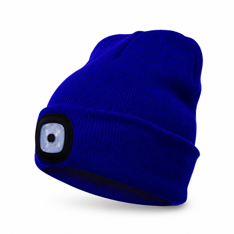 Sterling LED Knitted Winter Beanie Hat™ Cuffed Knit Light