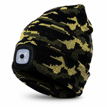 Sterling LED Knitted Winter Beanie Hat™ Cuffed Knit Light