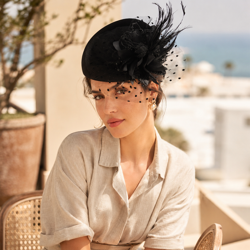 Sterling Vintage Art Wool Hat™ Wide Brim Wool Felt Band