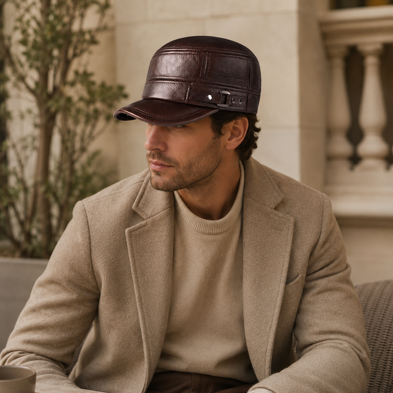 Sterling Winter Lambskin™ Ear Protection Hat Flat Visor