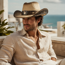 Sterling Embroidered Cowboy Hat™ Wide Brim Straw