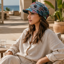 Sterling Stay Warm Flower Print Cap™ Curved Brim Soft Lining