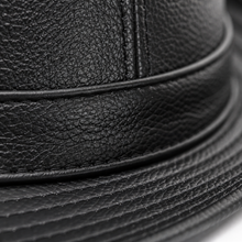Sterling Leather Tycoon Jazz Hat™ Classic Leather Fedora Band Det