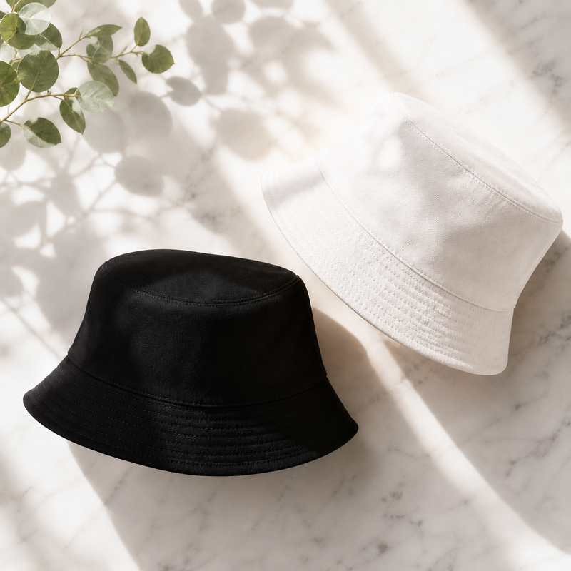Sterling Light Board™ Bucket Hat Cotton Double Sided Brim