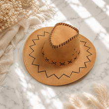 Sterling Western Cowboy Hat™ Wide Brim Denim Rope Detail