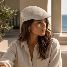 Sterling Classic British Flat Cap™ Wool Blend Herringbone Crown
