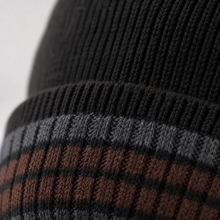 Sterling Striped Beanie™ Ear Cover Soft Knit Fit