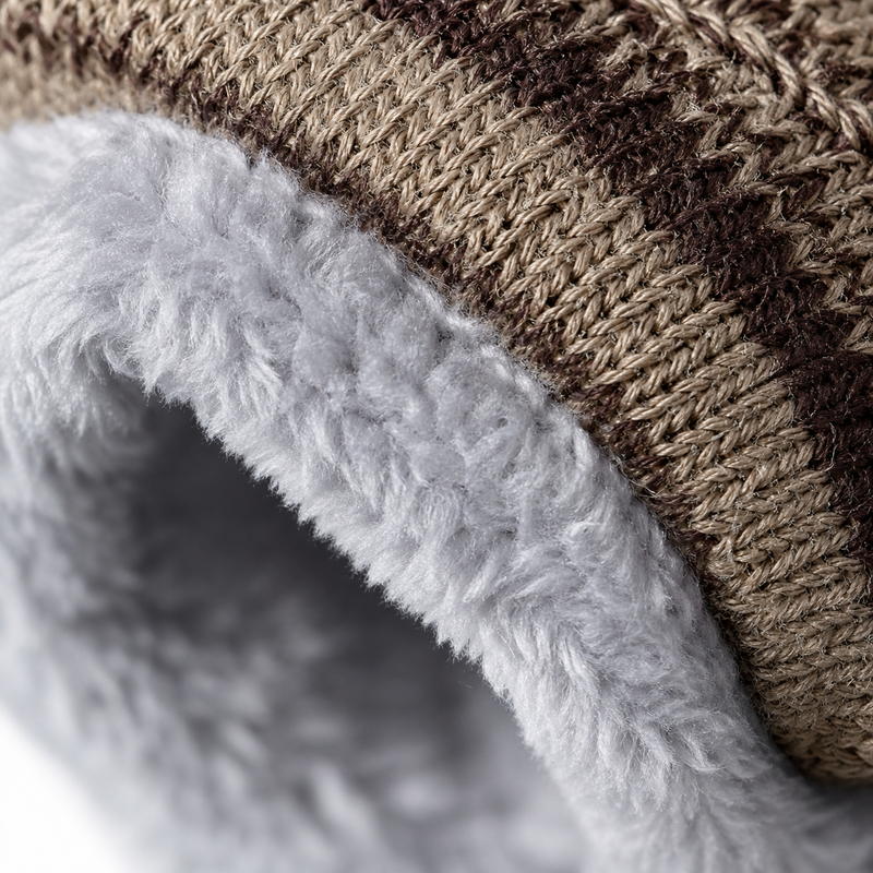 Sterling™ Classic Knit Wool Beanie Winter Rib Knit Hat