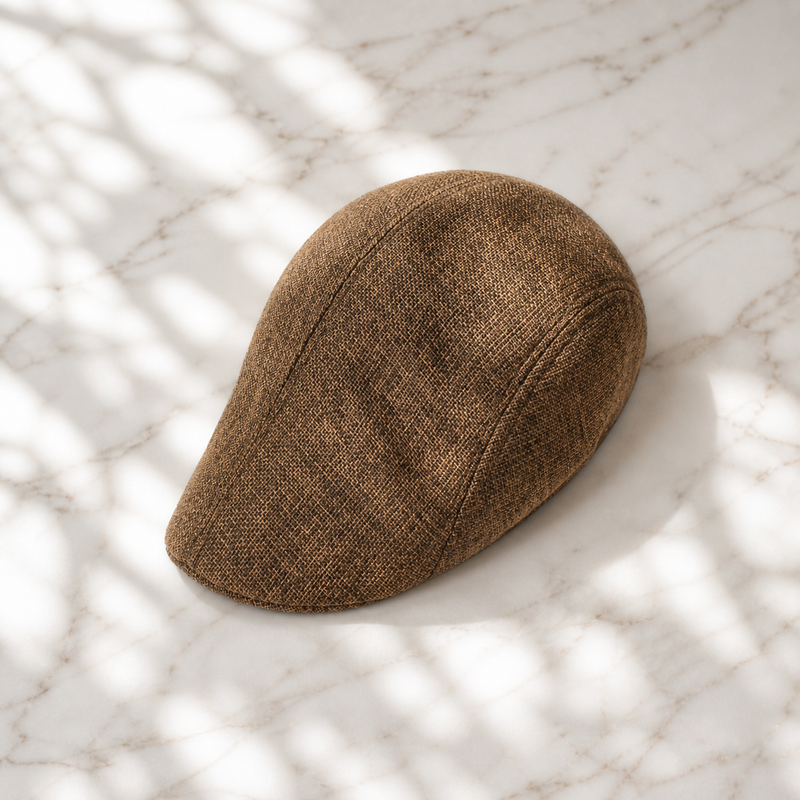 Sterling Breathable Mesh Peaked Cap™ Flat Polyester Beret