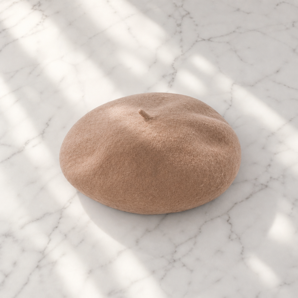 Sterling Renoir™ Beret Wool Knit Soft Cabillou Detail