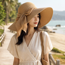 Sterling Beach Sun™ Protection Straw Hat For Women Classic Wide Brim