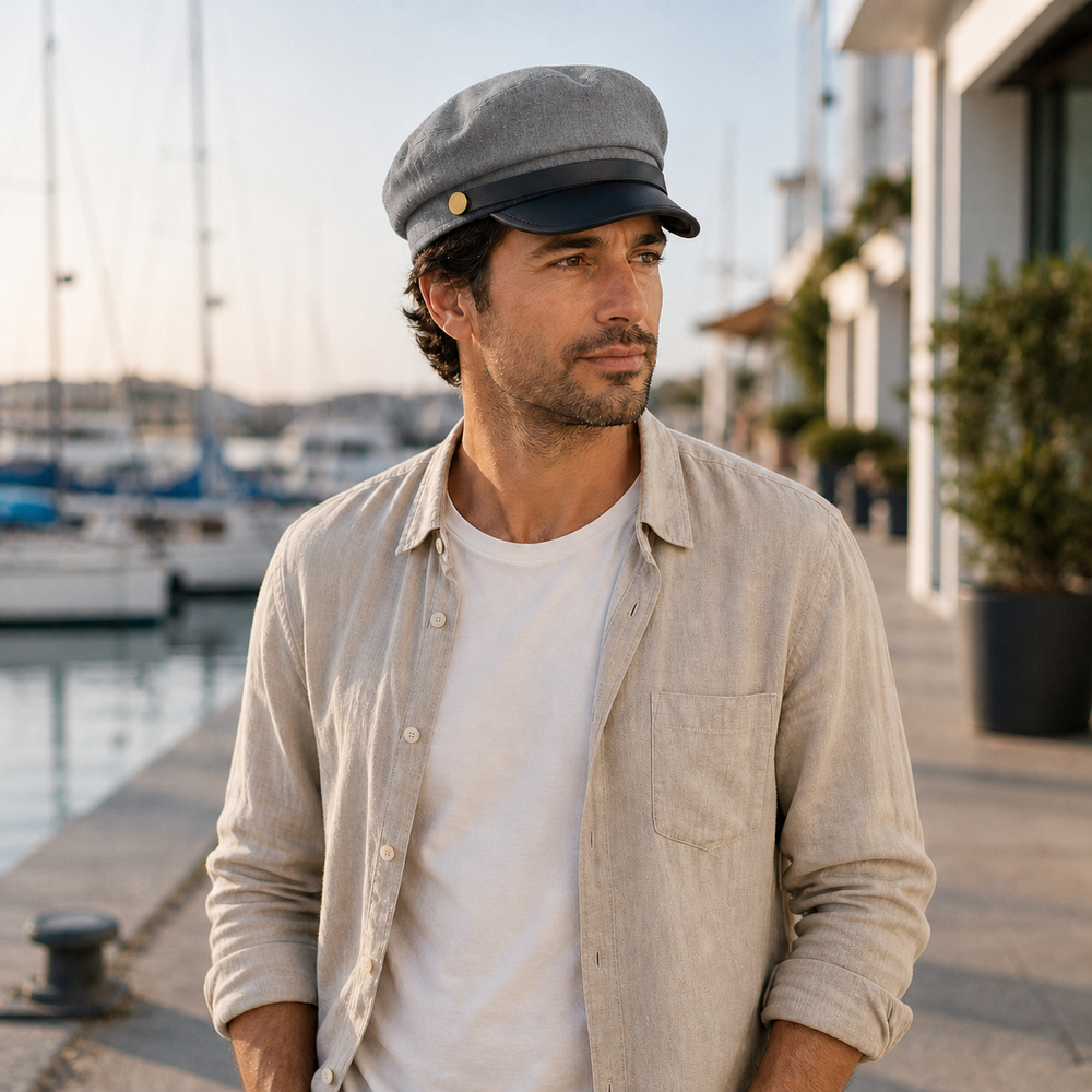 Sterling Navy Sailor™ Flat Cap Vintage Marine Style Hat
