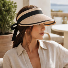 Sterling™ Urban Caps Wave Brim Straw Hat Pearl Trim