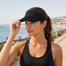 Sterling Sports Visor™ Brushed Cotton Contrast Peak Strap