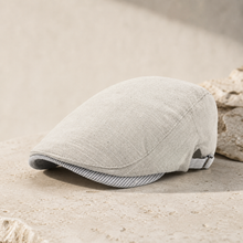 Sterling Cotton Linen™ Cheesecutter Cap Dome Short Brim