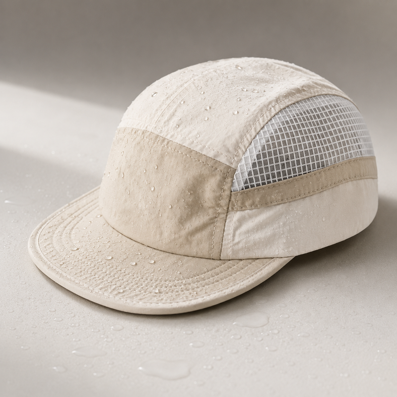 Sterling Explorer Five™ Panel Flat Visor Cotton Mesh Waterproof Cap
