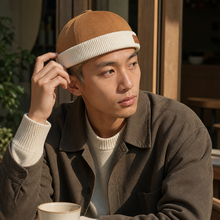 Sterling Digbeth Brimless™ Docker Cap Cotton Contrast Cuff