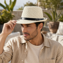 Sterling Summer Straw Trilby™ Hat Vegetable Fiber Weave