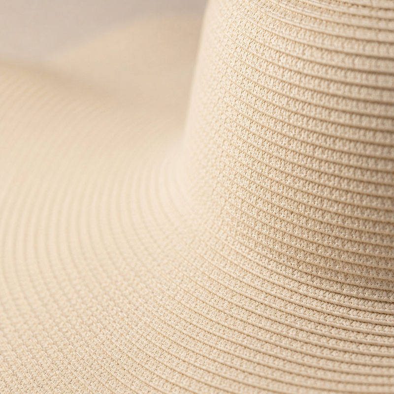 Sterling Oversized Dome™ Straw Hat Wide Brim