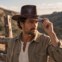 Sterling Great Western™ Cowboy Hat Vintage Style Adjustable Fedora