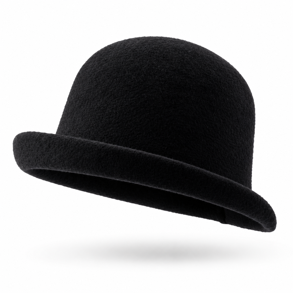 Sterling™ Hindenburg Wool Bucket Bowler Hat Bow Accent