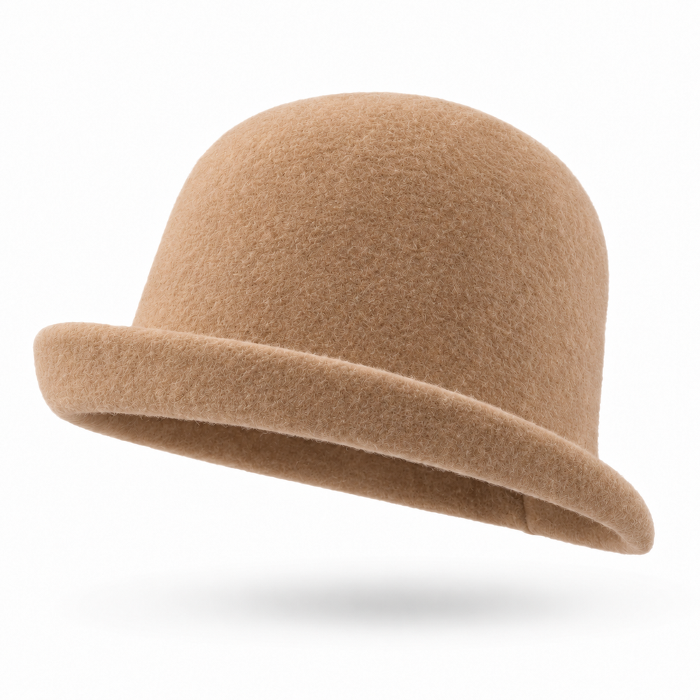 Sterling™ Hindenburg Wool Bucket Bowler Hat Bow Accent
