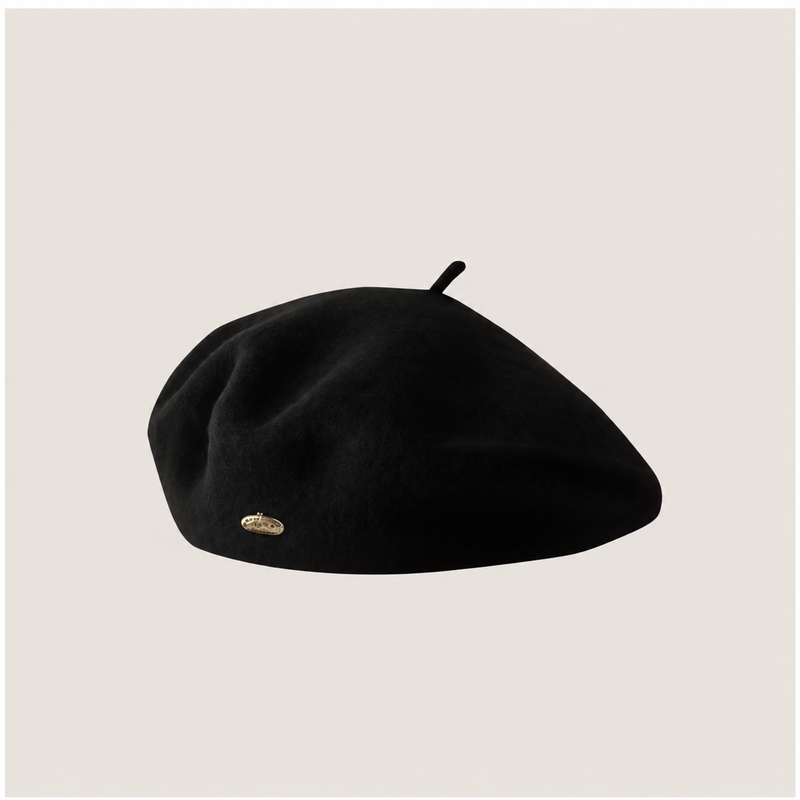 Sterling Aveline Winter Beret Wool Painter Cap™ With Flat Crown