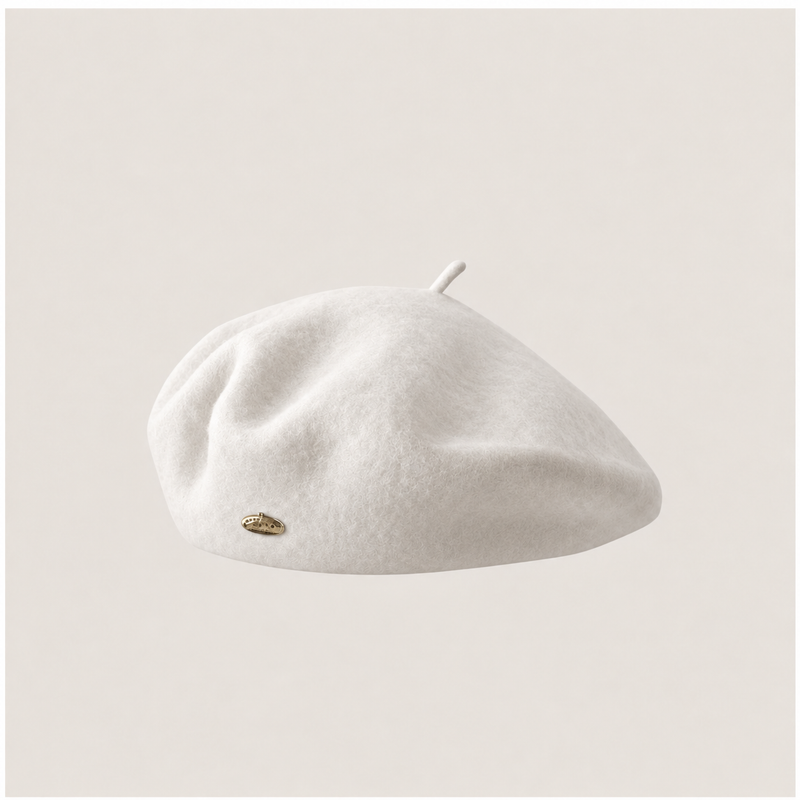 Sterling Aveline Winter Beret Wool Painter Cap™ With Flat Crown
