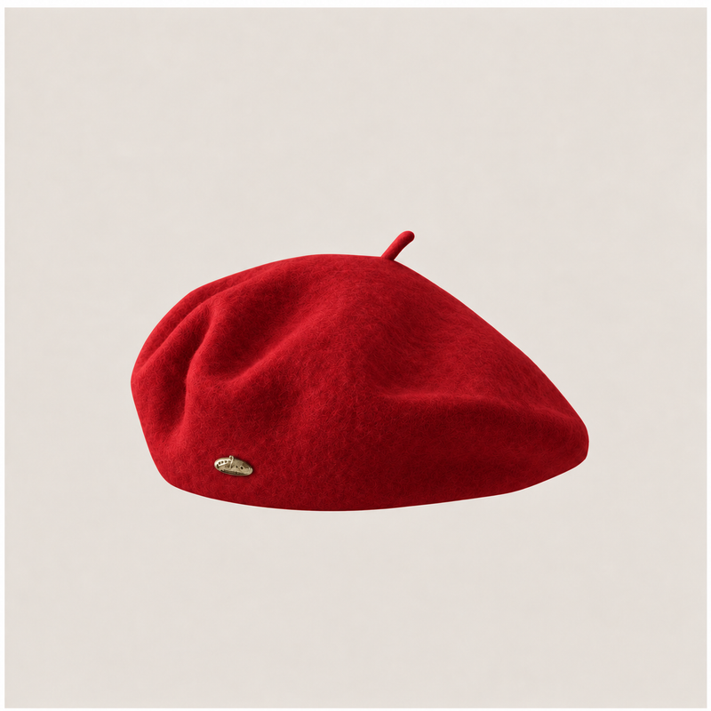 Sterling Aveline Winter Beret Wool Painter Cap™ With Flat Crown