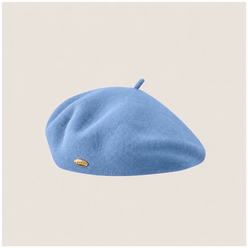 Sterling Aveline Winter Beret Wool Painter Cap™ With Flat Crown