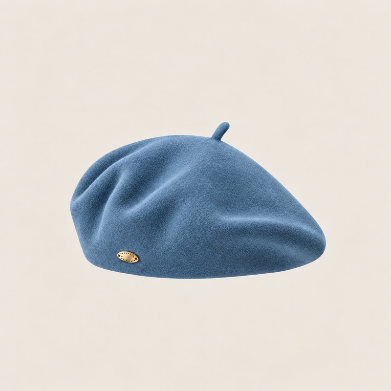 Sterling Aveline Winter Beret Wool Painter Cap™ With Flat Crown