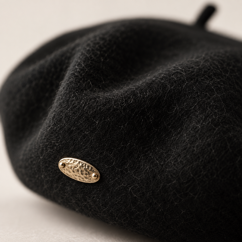 Sterling Aveline Winter Beret Wool Painter Cap™ With Flat Crown