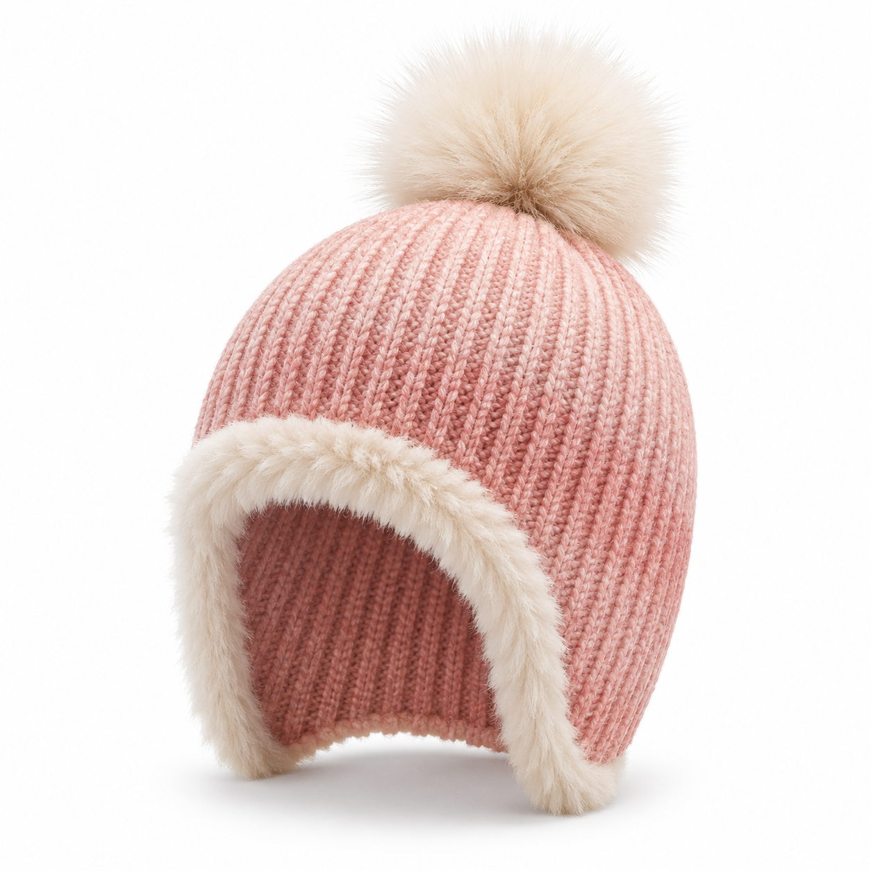 Sterling Marlow Gradient Knit Toddler Bonnet with Pom Pom™