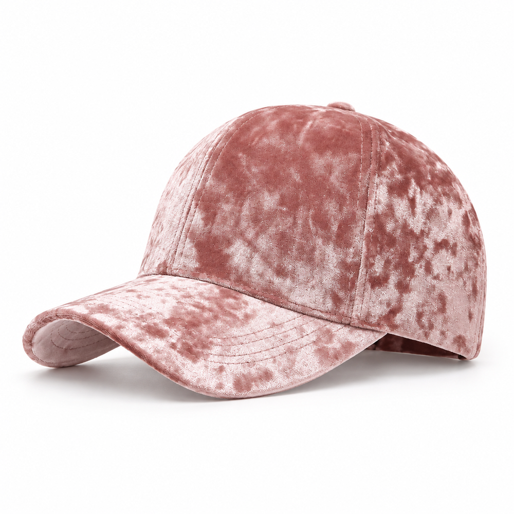 Sterling Velvet Baseball Cap™ for Women Curved Velvet Strap