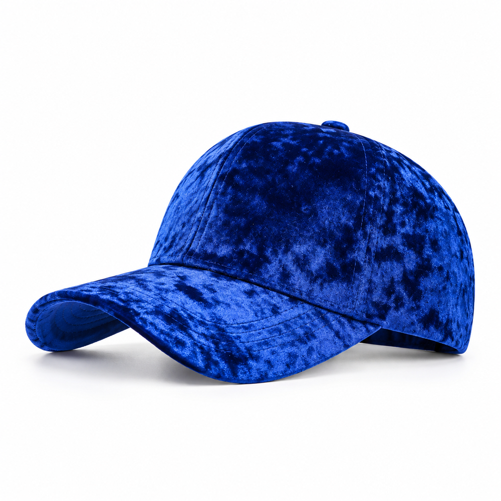 Sterling Velvet Baseball Cap™ for Women Curved Velvet Strap