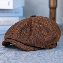 Sterling Ashbourne Newsboy Cap™ In Wool Blend With Octagonal Crown