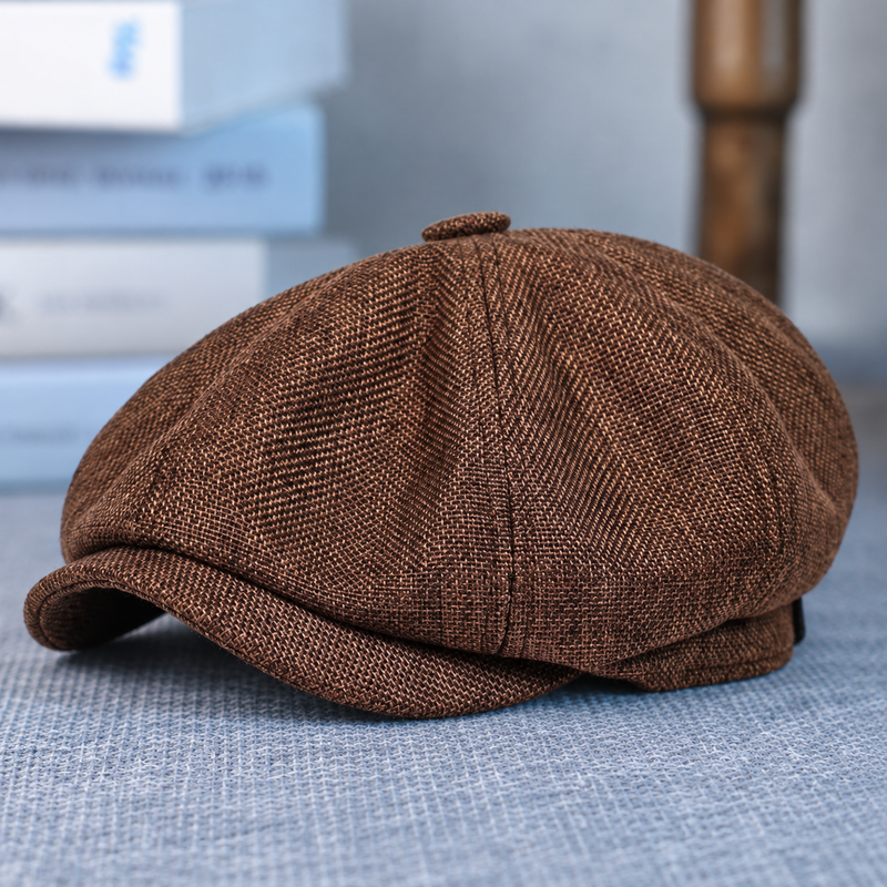 Sterling Ashbourne Newsboy Cap™ In Wool Blend With Octagonal Crown