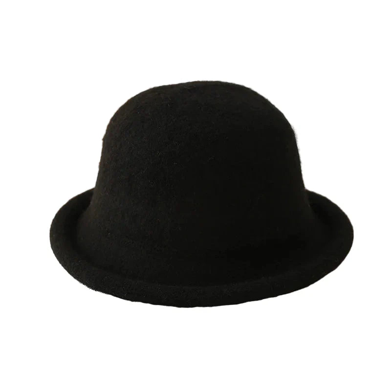 Sterling Chirac™ Bowler Wool Blend Rolled Brim Hat